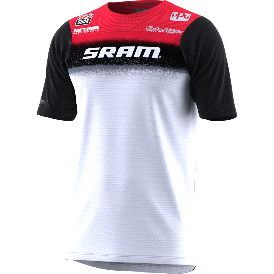 MAILLOT SKYLINE SS SRAM ROOST WHITE