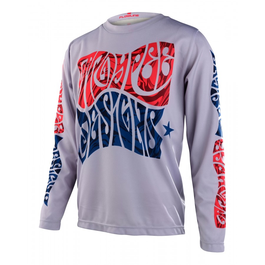 MAILLOT FLOWLINE LS TRIPPER CEMENT YOUTH